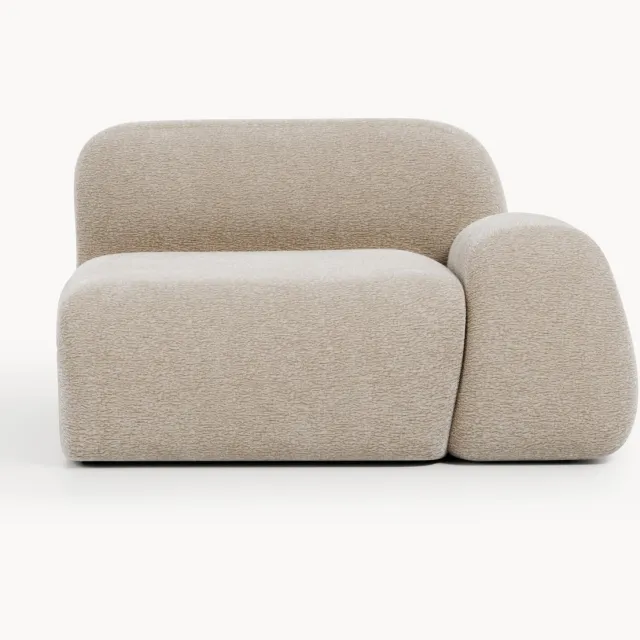 Westwing Collection Hoekmodule Wolke beige