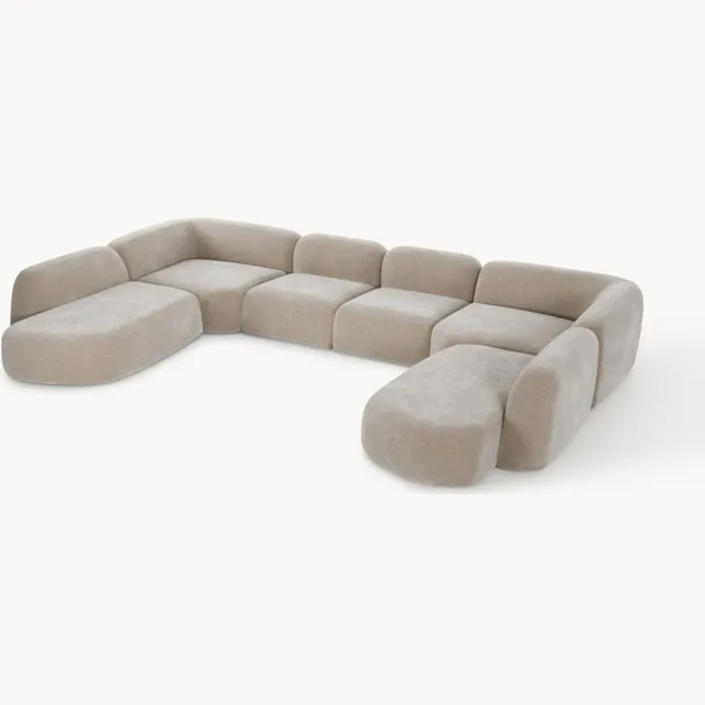 Westwing Collection XL modulaire bank Wolke Beige
