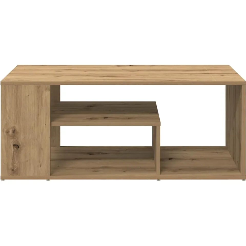 vidaXL Salontafel 100x50x40 cm bewerkt hout artisanaal eikenkleurig, foto 4