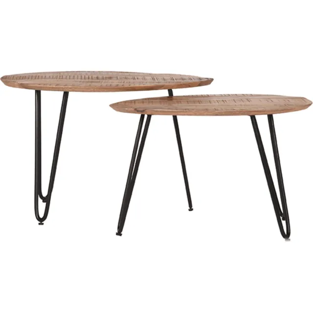 LABEL51 Frisk Salontafel - Bruin - Hout - 68 cm