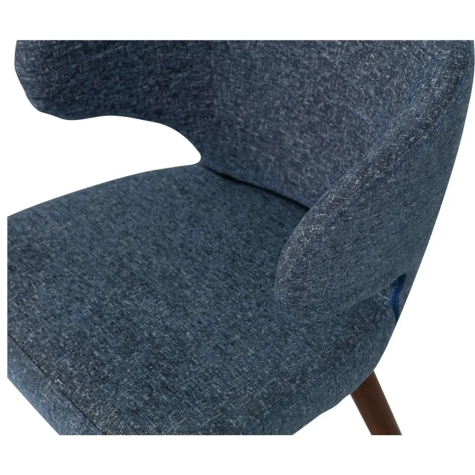 vtwonen Cape eetkamerstoel blauw gemeleerd, foto 5