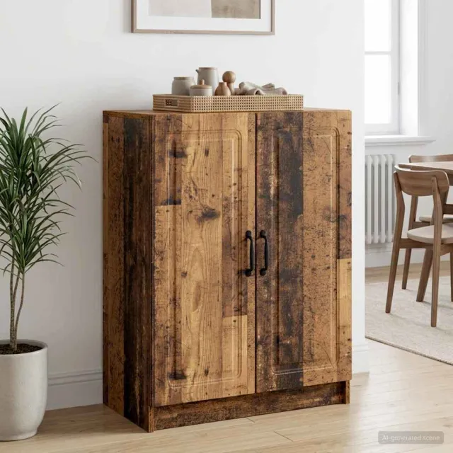 vidaXL Dressoir Oud hout 66 x 34,5 x 87 cm Bewerkt hout Bruin