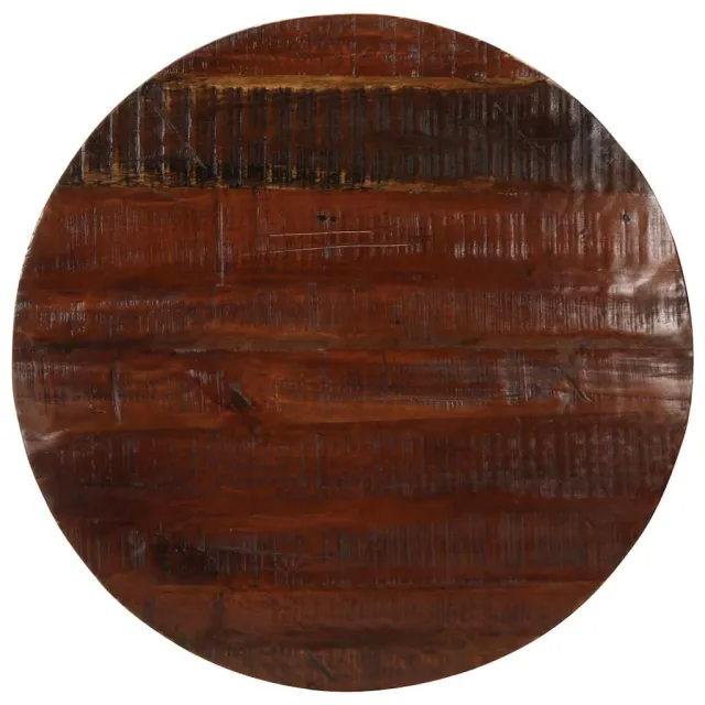 vidaXL Tafelblad rond Ø 70x3,8 cm massief gerecycled hout bruin, foto 4