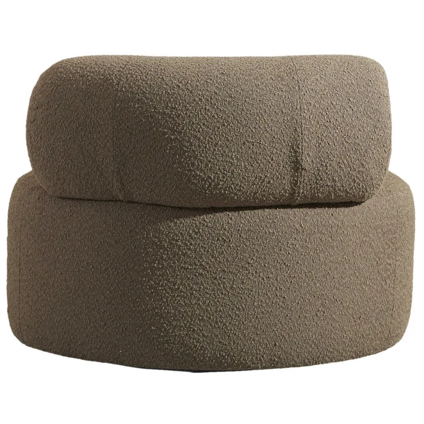 NOUS Living fauteuil Rosa bruin, foto 4