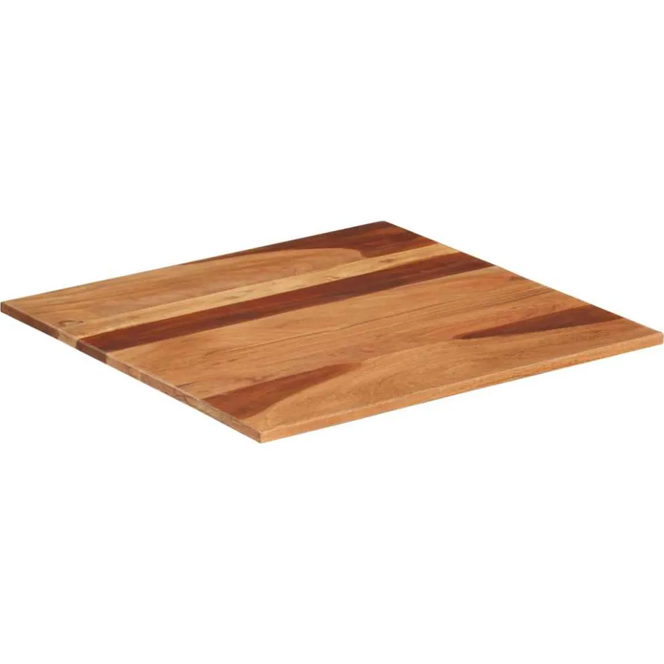 vidaXL Tafelblad 15-16 mm 60x60 cm massief acaciahout bruin, foto 2