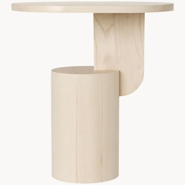 Ferm Living Essenhouten bijzettafel Insert Bruin