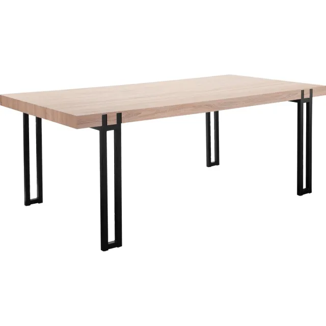 Notio Living Azuma-Eettafel - 200x100 cm - Eiken Bruin