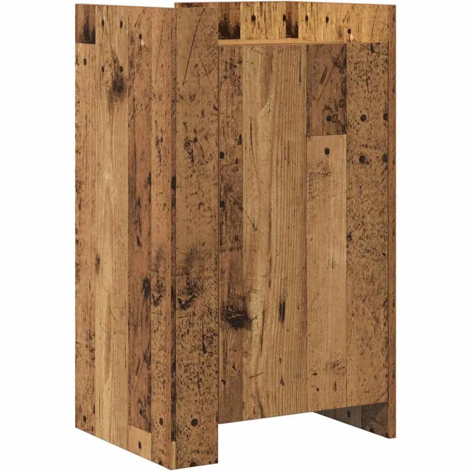 vidaXL Dressoir Oudhout 45 x 35 x 75 cm Bruin
