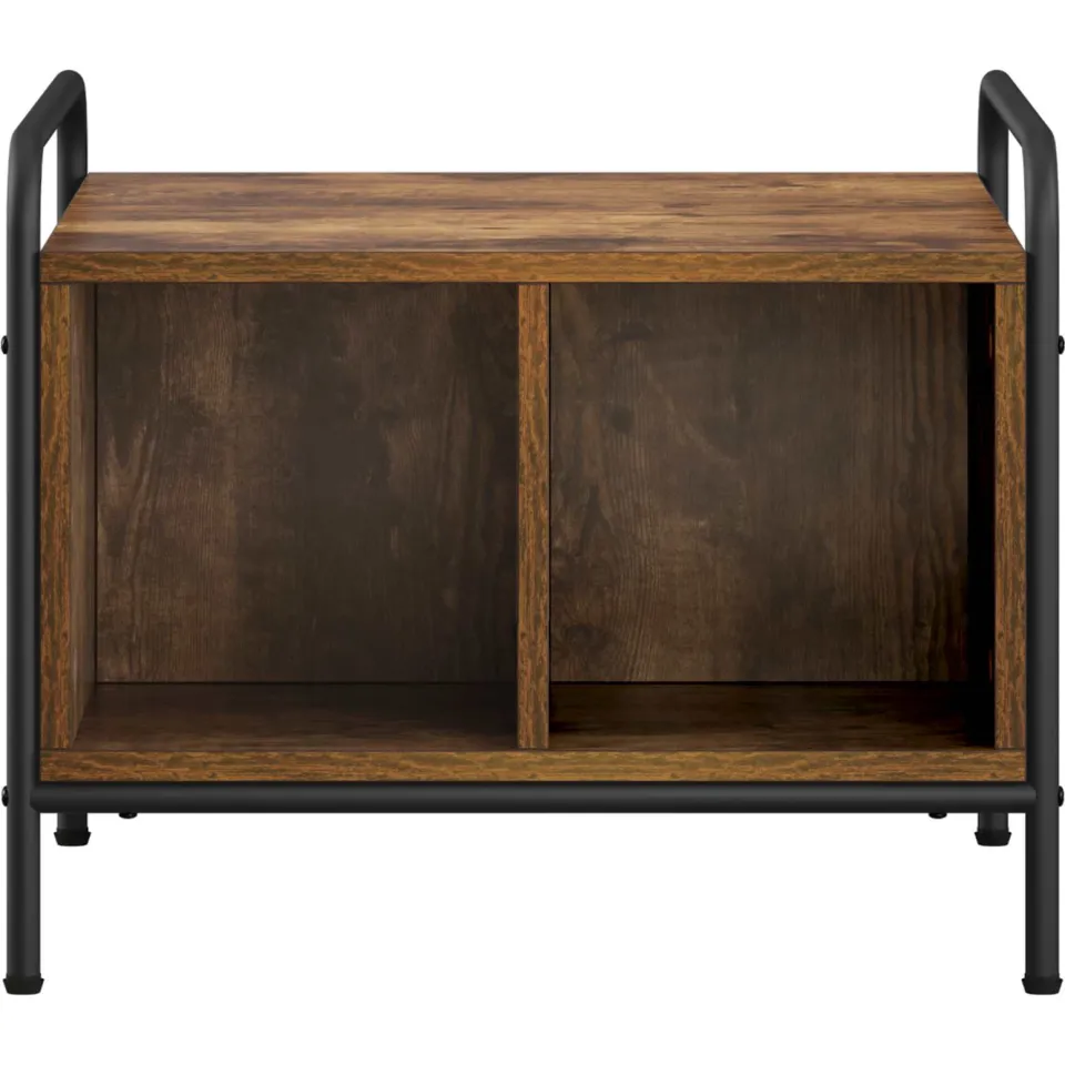 vidaXL Salontafel Gerookt eiken 50 x 49 x 41 cm Bewerkt hout Bruin