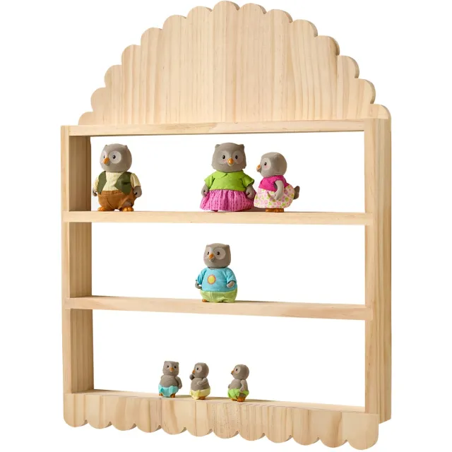 vertbaudet Opbergrek figuurtjes hout feston beige