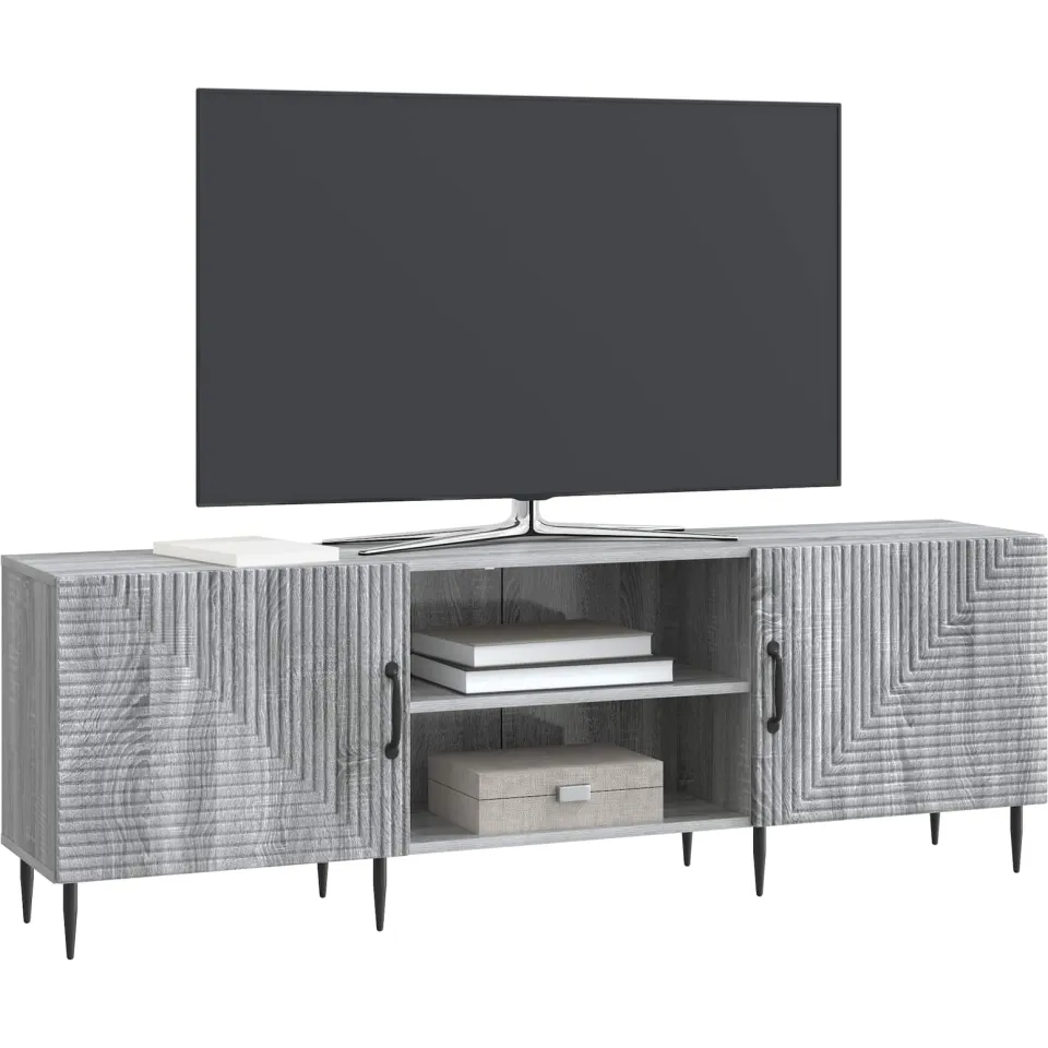 vidaXL TV-kast 150 x 31 x 50 cm Grijs sonoma Bewerkt hout