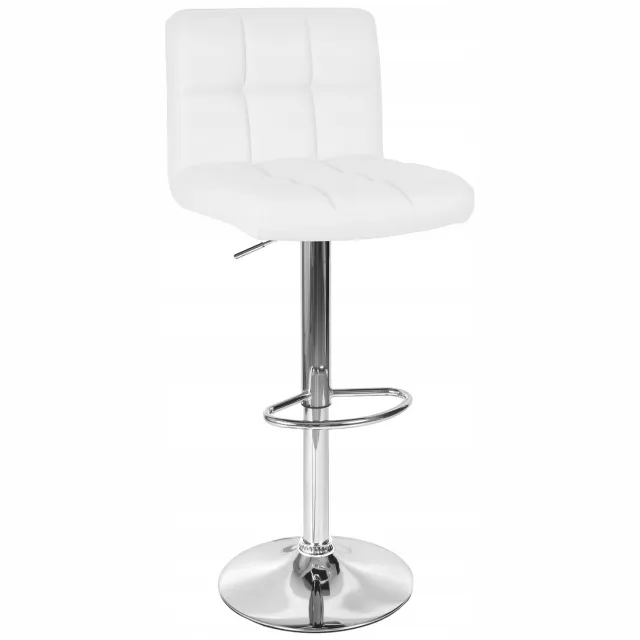Gockowiak Hoker Arako Wit - Modern Barstoel voor Keuken en Bar