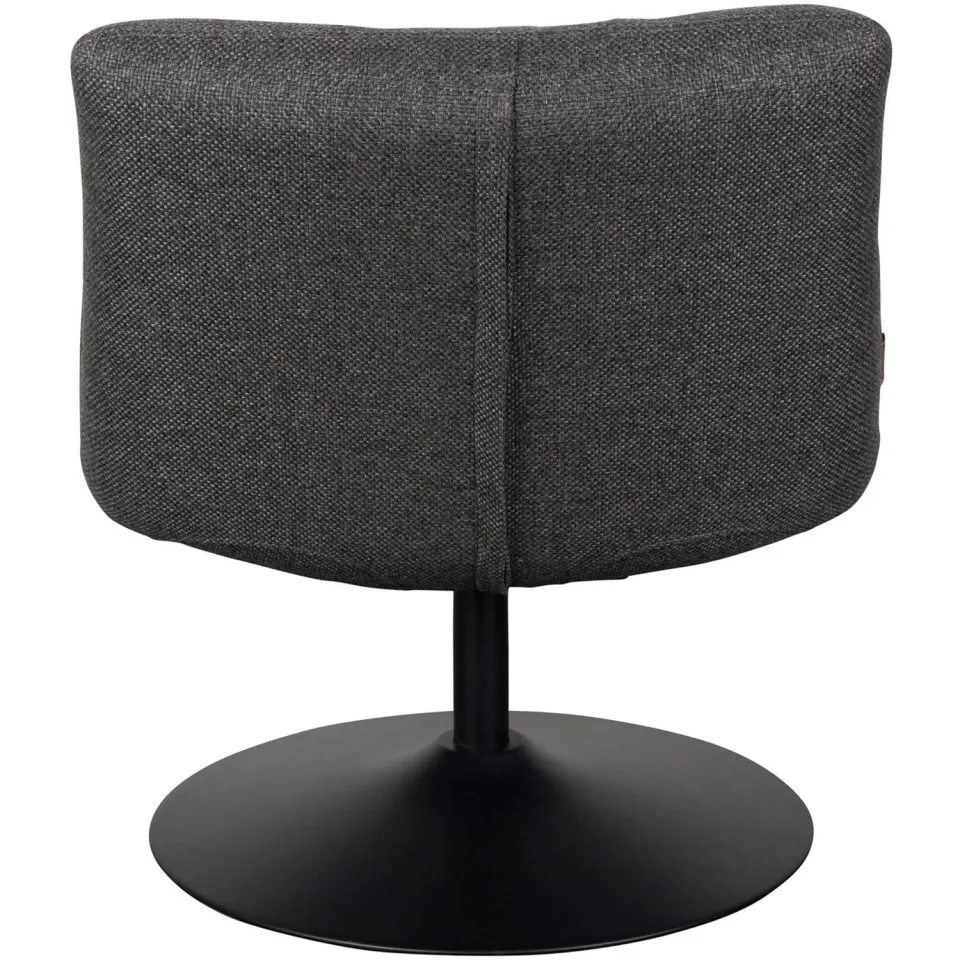 Dutchbone fauteuil Bar Lounge donkergrijs, foto 5