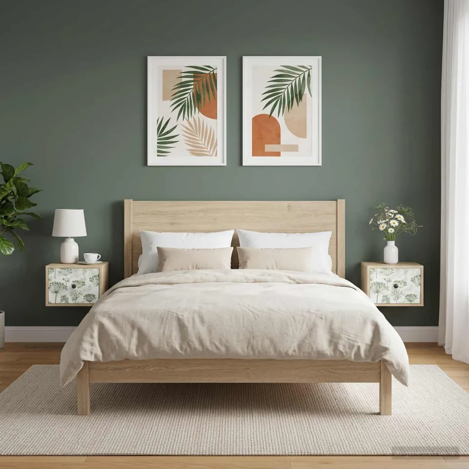 vidaXL Wandkastje GOTHA 2 st Sonoma Eiken 36 x 33 x 25 cm Bewerkt hout, foto 3