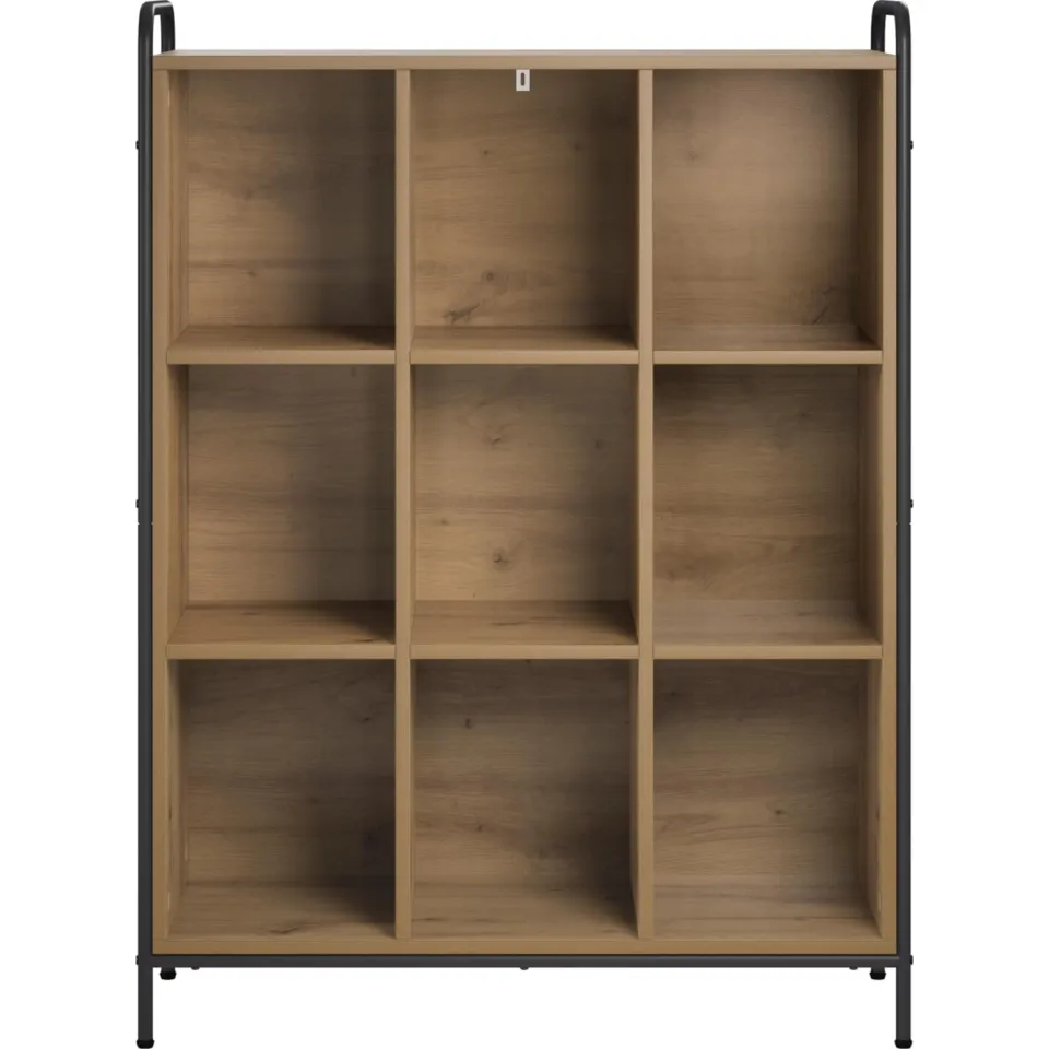 vidaXL Boekenkast 57 x 33 x 111 cm Bewerkt hout Artisanaal eiken