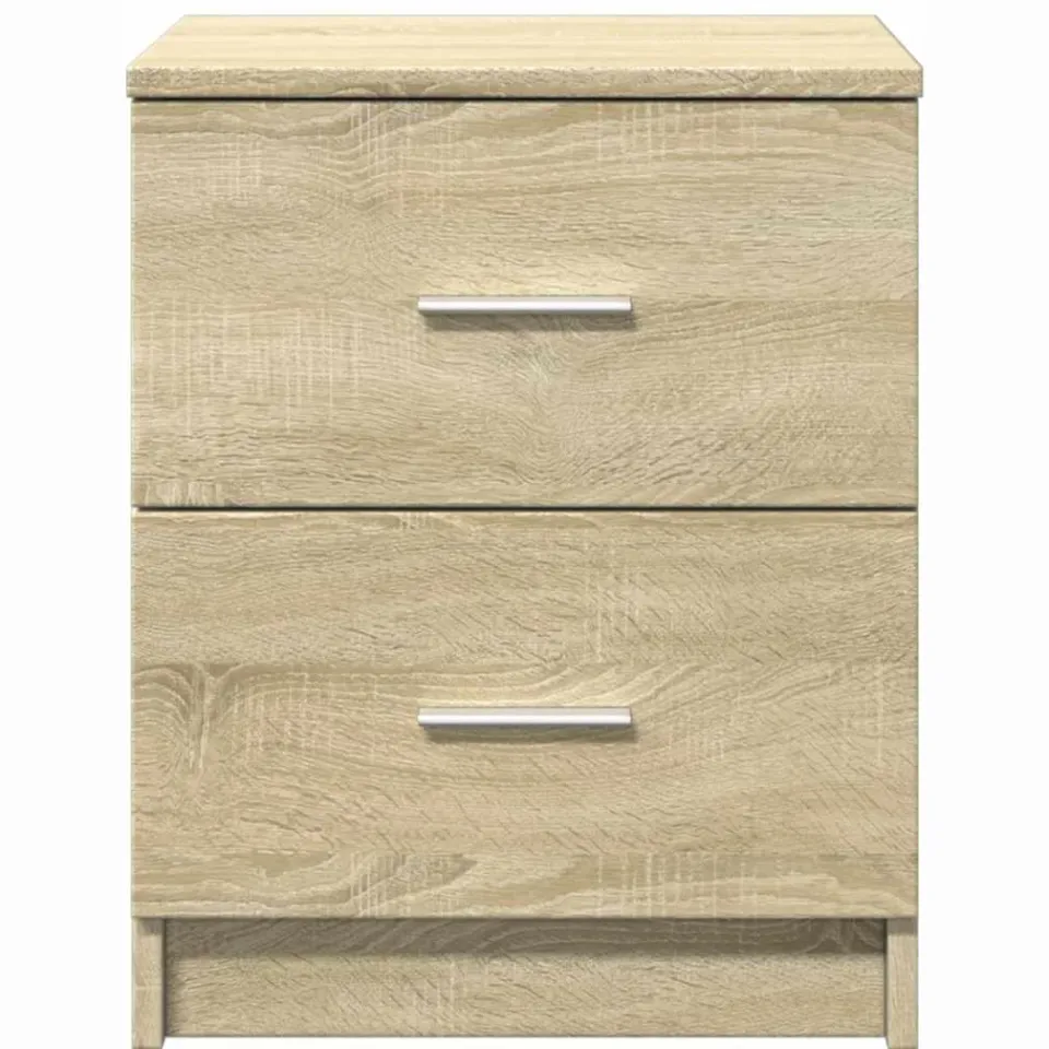 vidaXL Nachtkastjes 2 st met 2 lades 40x36x50 cm sonoma eikenkleurig, foto 4