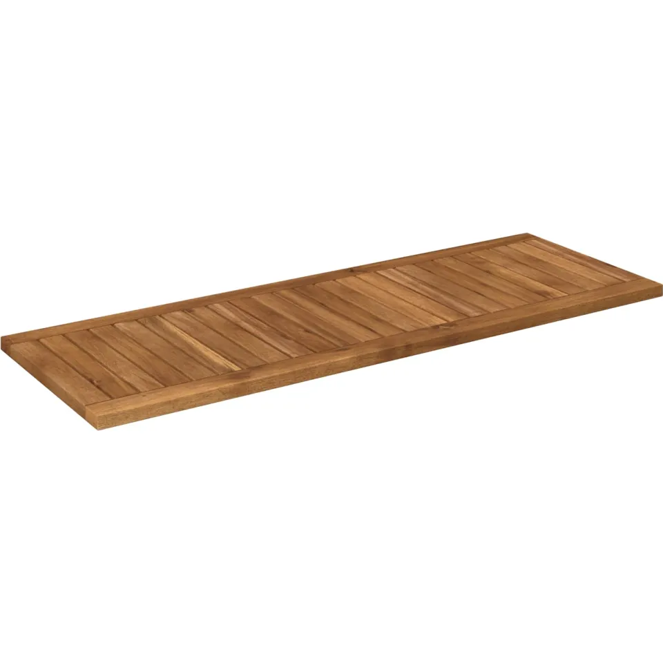 vidaXL Tafelblad LAREN 100,5 x 35 x 2 cm Rechthoekig Bruin