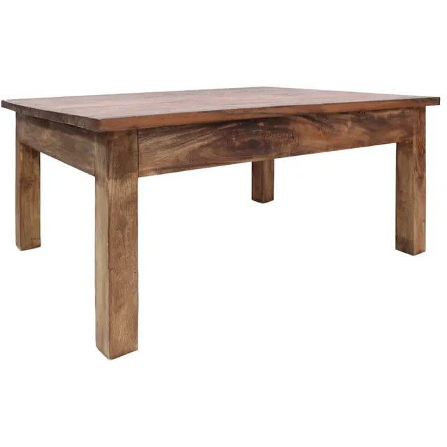 vidaXL Salontafel 96x73x45 cm massief mahoniehout bruin, foto 2