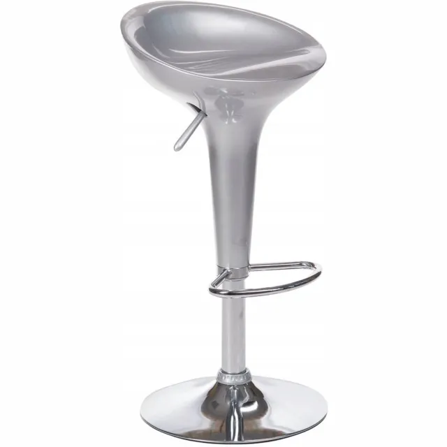 BEAUTY SYSTEM Hoker Barowy BX-1002 Z Regulacją Wysokości - Srebrny Silver