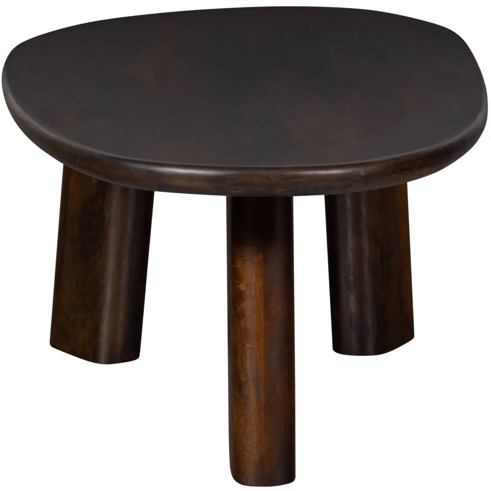 WOOOD Roundly Salontafel - Mangohout - Walnoot - 40x110x60, foto 5