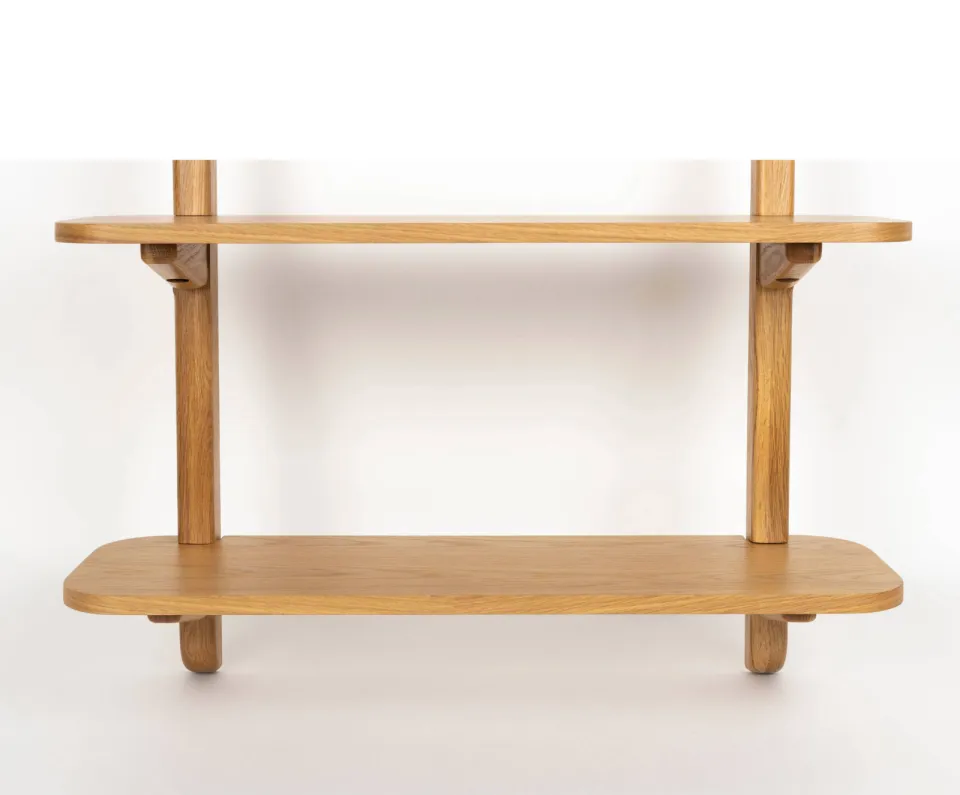 Zuiver Hogar Wandkast/ Wandplanken Naturel Eiken, foto 3