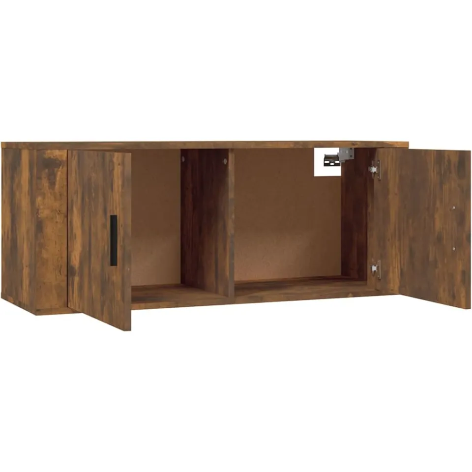 vidaXL Tv-wandmeubels 2 st 100x34,5x40 cm gerookt eikenkleurig, foto 4