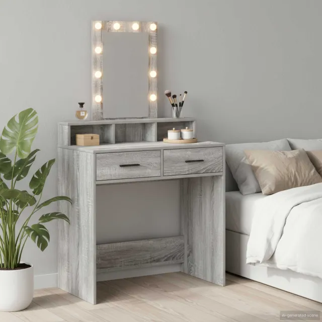 vidaXL Plafondtafel Grijs 79 x 41 x 140 cm Bewerkt hout, foto 2