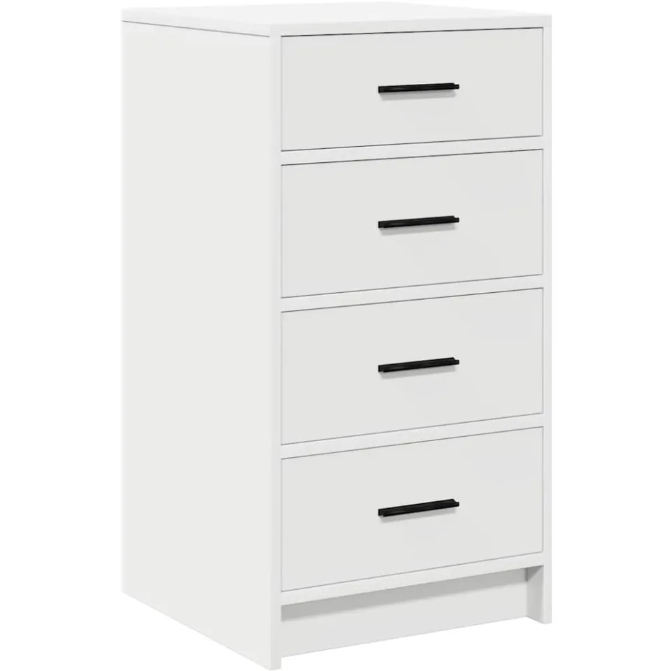 vidaXL Dressoir Wit 40 x 41 x 75 cm Bewerkt hout, foto 3
