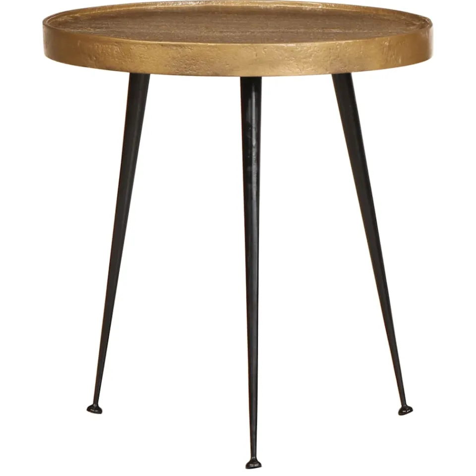 vidaXL Salontafel 2 stuks Gouden bewerkt hout, foto 3