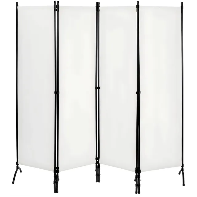 Happiq Kamerverdeler – Voor Kantoren, Balkon, Slaapkamer, Tuin – Vrijstaand en Opvouwbaar – Donkergrijs 224x182 cm Dark Grey