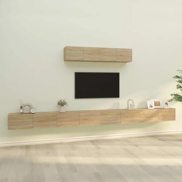 vidaXL 6-delige Tv-meubelset bewerkt hout sonoma eikenkleurig, foto 2