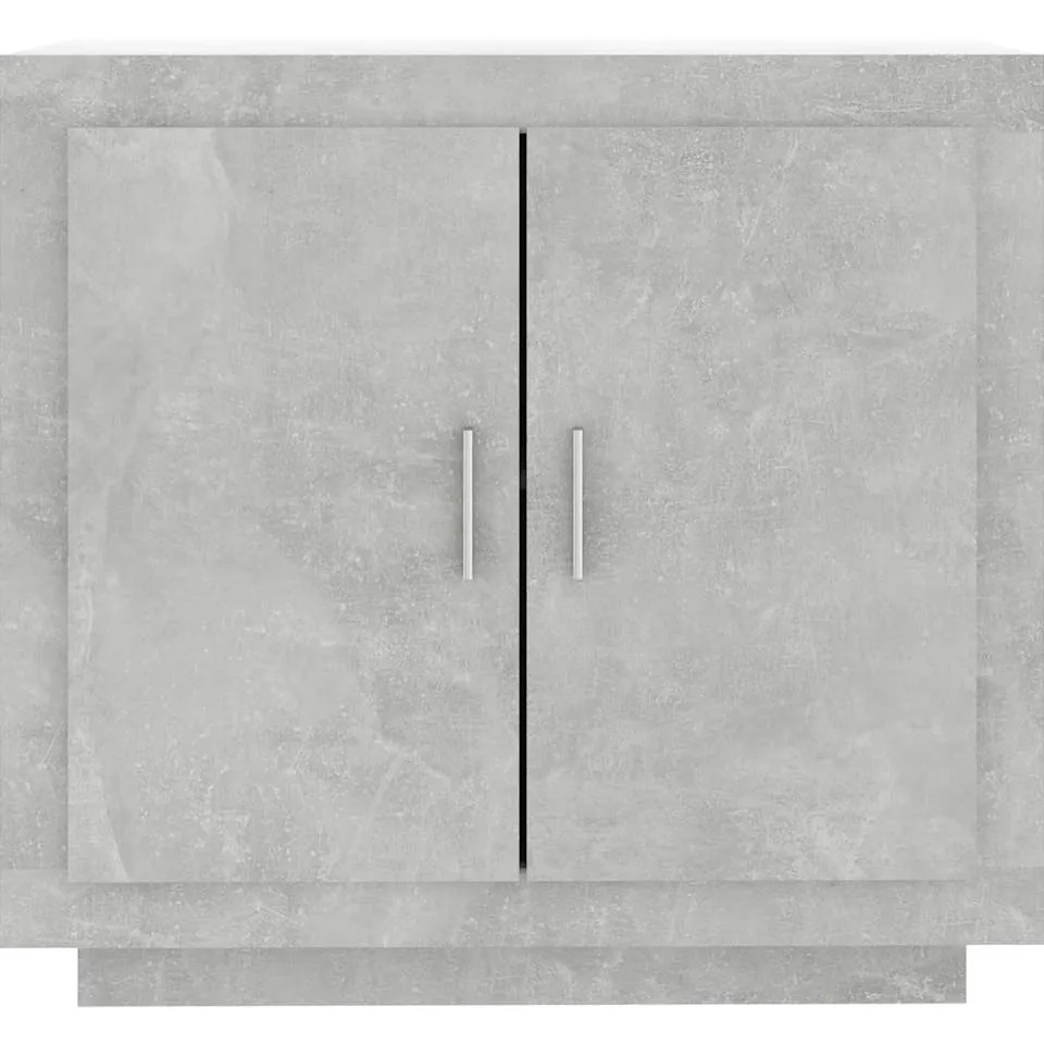 vidaXL Dressoir 80x40x75 cm bewerkt hout betongrijs grijs, foto 4