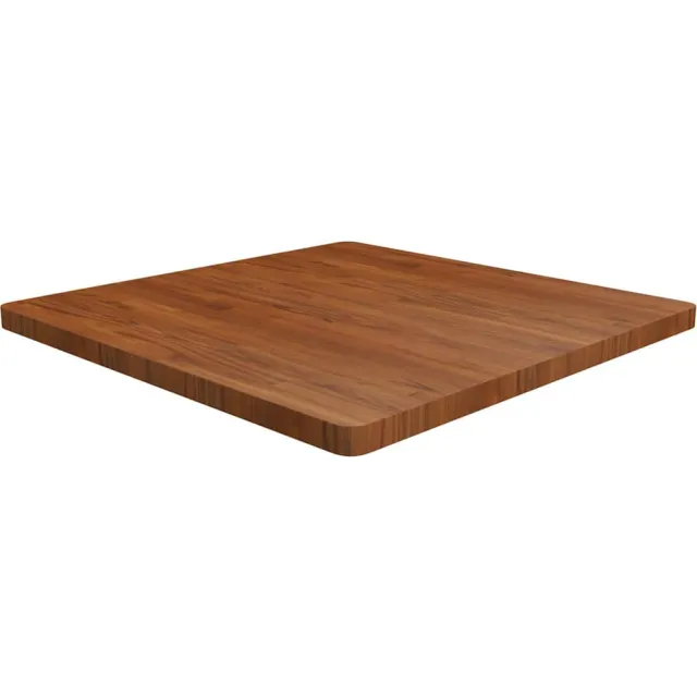vidaXL Tafelblad vierkant 90x90x4cm behandeld eiken donkerbruin