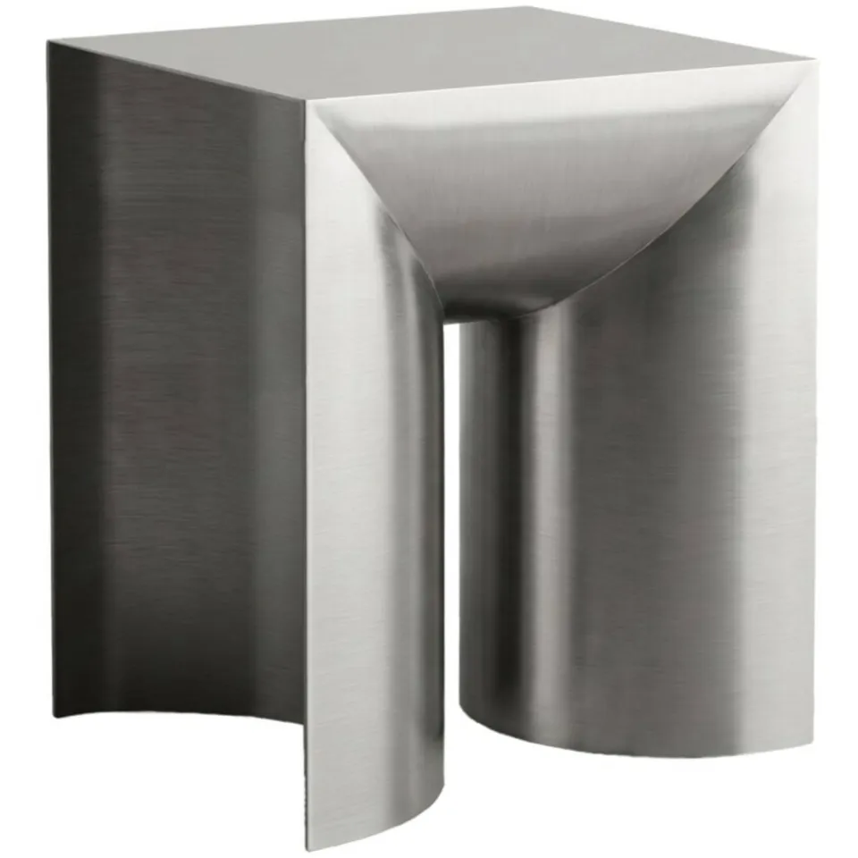 FÉST Otto rechthoekige bijzettafel zilver, foto 2