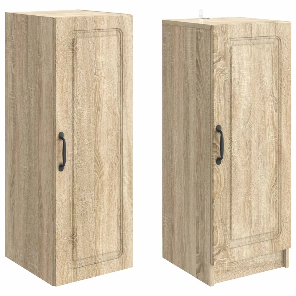 vidaXL Kastenset 2 st Sonoma Eiken Bewerkt hout, foto 4