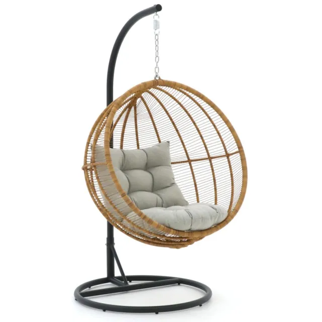 Manifesto Furniture Manifesto Meduno hangstoel met standaard Taupe