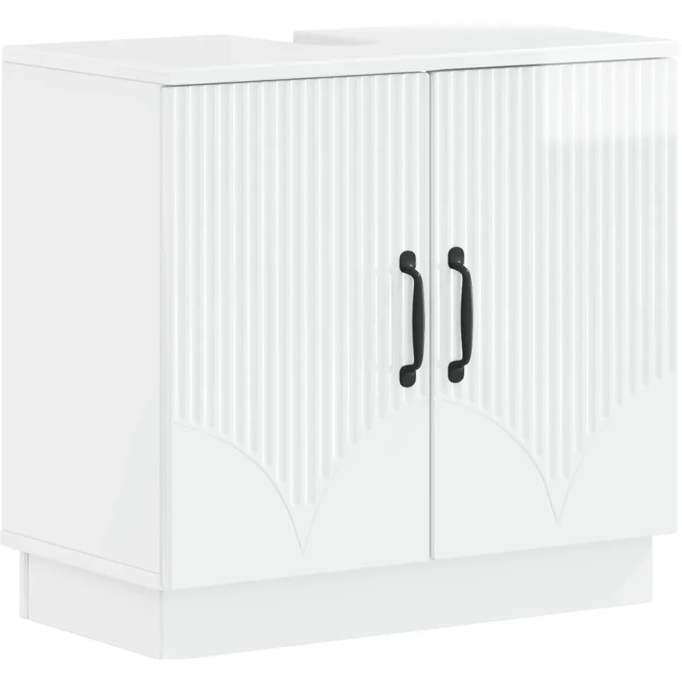 vidaXL Badkamer wastafelkast HOORN Hoogglans Wit 59,5 x 31,5 x 56 cm, foto 3