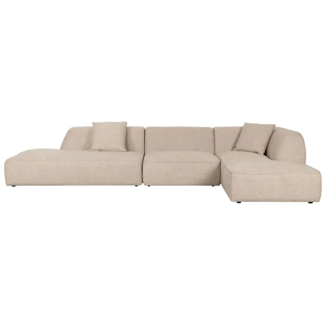 Housecraft Living hoekbank rechts Tanja - beige