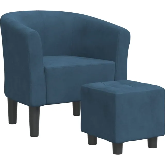 GranMaison Fauteuil - Relaxzetel - Relaxstoel - Relaxfauteuil - Stoel - Voor één Persoon - Donkerblauw