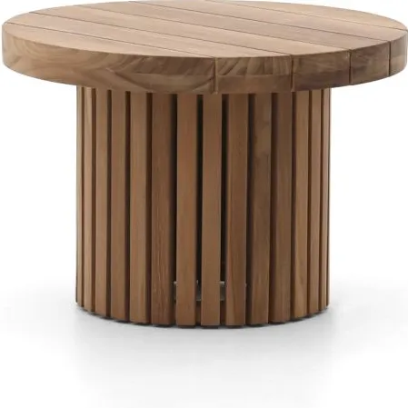 Tierra Outdoor Marapa lounge tuintafel ø 55cm (h: 38cm) Bruin