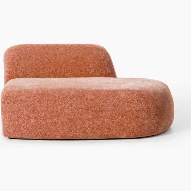 Westwing Collection Module chaise longue Wolke Terracotta