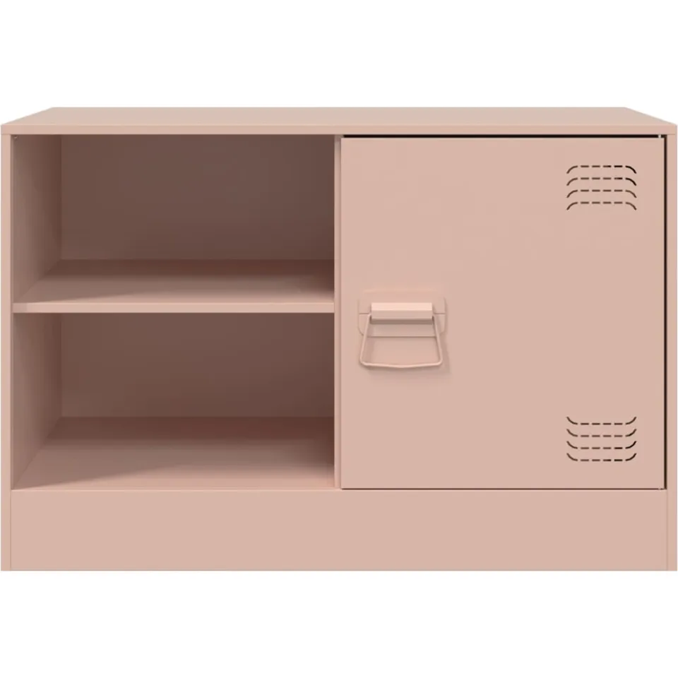 vidaXL Tv-meubel 67x39x44 cm staal roze, foto 4