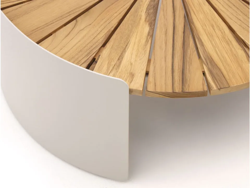 Bellagio tuinmeubelen Bellagio Porcari lounge tuintafel ø70cm (h:30cm) taupe, foto 4