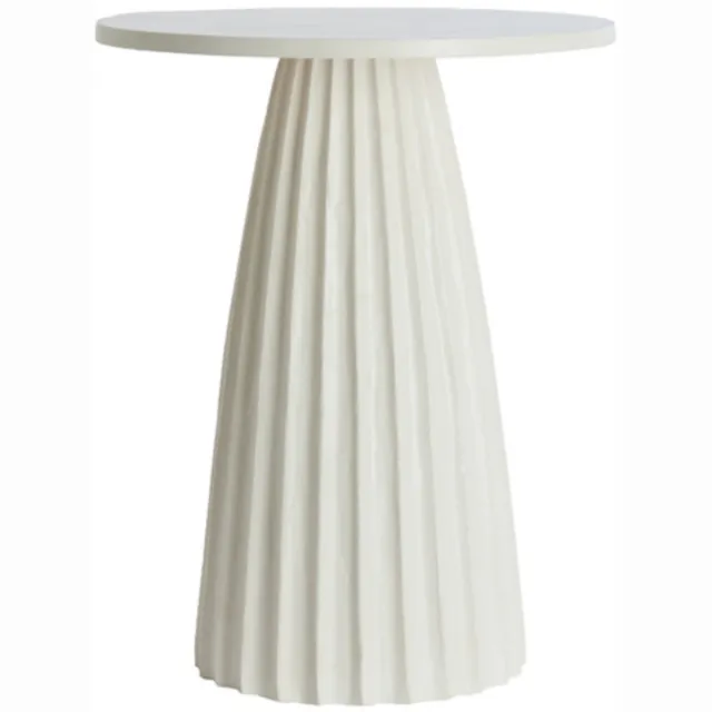 Light & Living Bijzettafel VEGLIA - Wit - 40x40x51 cm