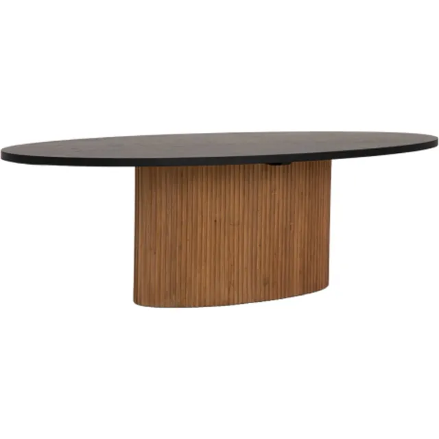 Tower Living Eetkamertafel Palazzo teakhout ovaal 240x110 cm Naturel