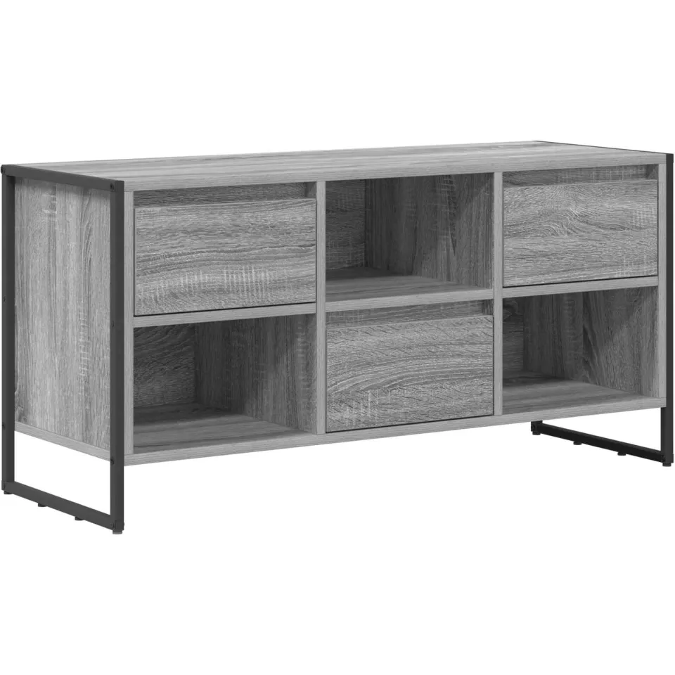 vidaXL TV-kast 100 x 36 x 49,5 cm Grijs Sonoma Bewerkt hout, foto 3