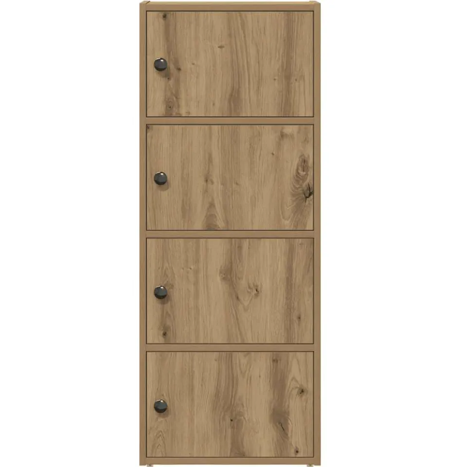 vidaXL Boekenkast 40x24x102 cm bewerkt hout artisanaal eikenkleurig, foto 4