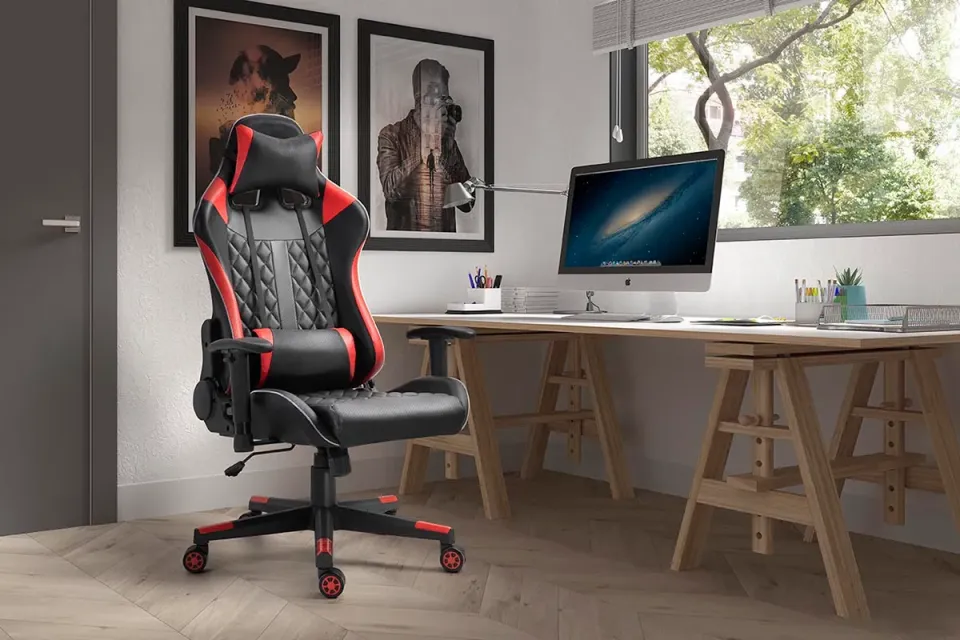 Gamingstoel Owen zwart rood, foto 7
