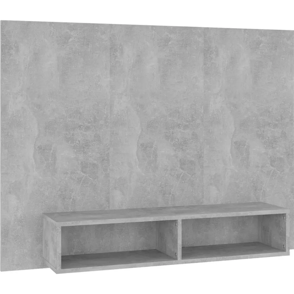 vidaXL Tv-wandmeubel 120x23,5x90 cm bewerkt hout betongrijs grijs, foto 3