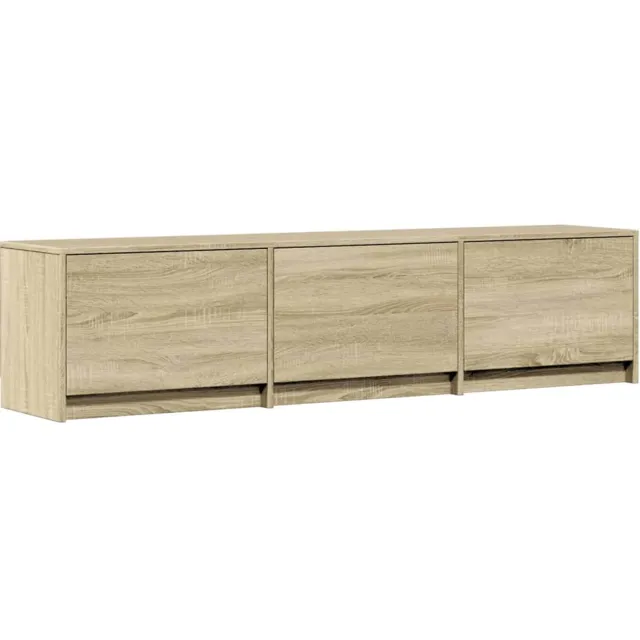 vidaXL TV-kast Sonoma Bewerkt hout Tan